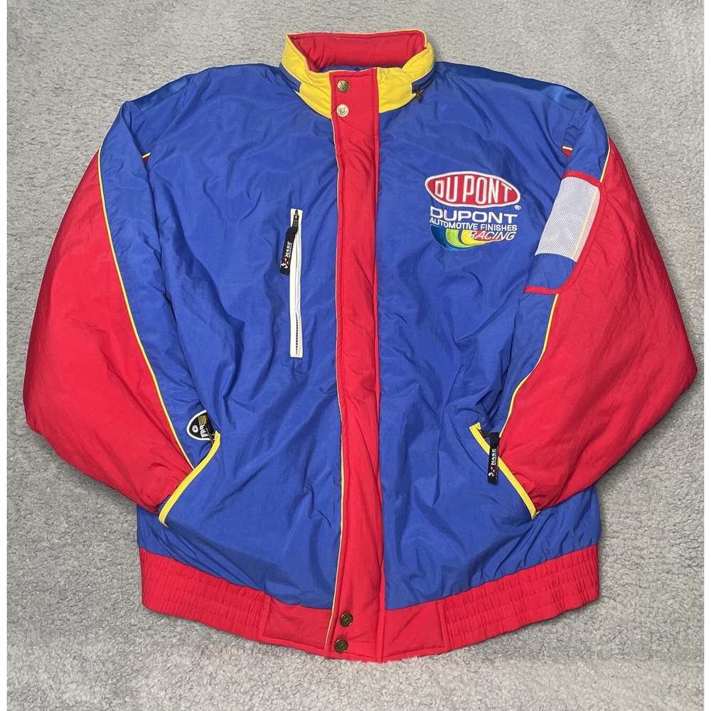 Vintage Y2K Chase Authentic Jeff Gordon #24 DuPont NASCAR Racing Jacket Men's XL - Picture 2 of 16